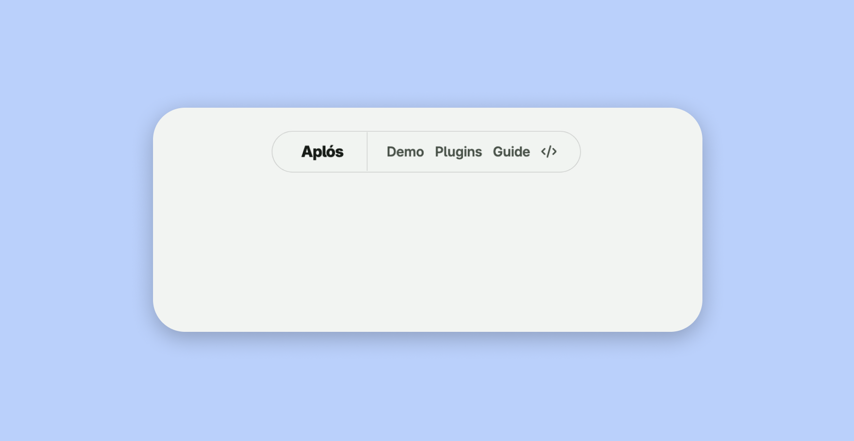 Screenshot of how such an navigation would look (looks the same as deafult)